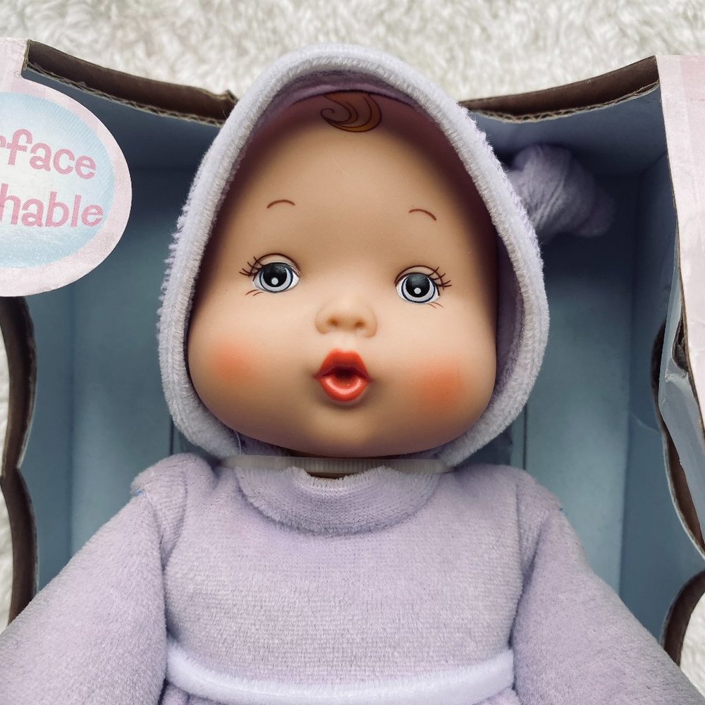 Madame Alexander My First Newborn Baby Doll Soft Fabric Body Lavender NWT - Picture 14 of 15